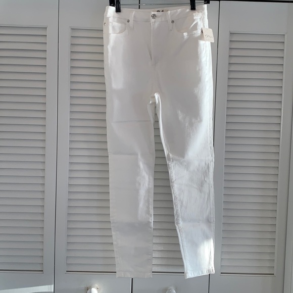 Free People Montana Lily White Denim Skinny Jeans Women’s Classic NWT Size 31 - Picture 2 of 10